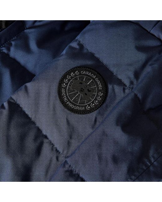 Canada Goose Blue Duck Down Slim Fit Parka for men