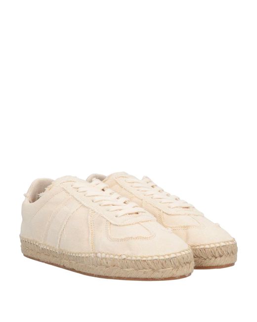 Maison Margiela Natural Minimal Solid Low-Top Casual Shoes