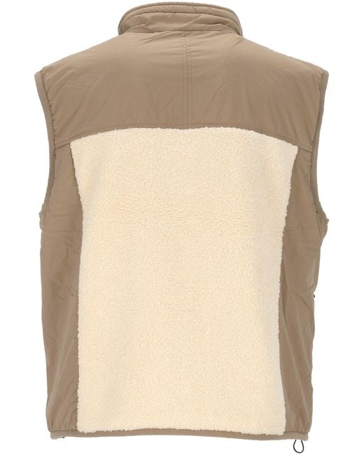 K-Way Natural Logo Printed Panelled Gilet for men