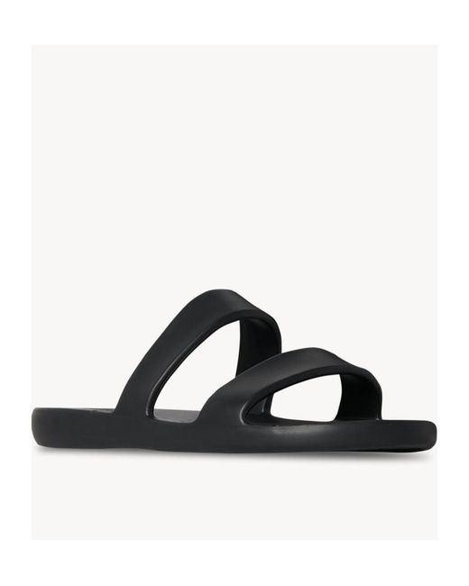 The Row Black Foam Sandals