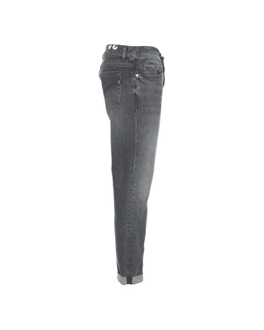 Dondup Gray Jeans Slim Fit 'George' for men