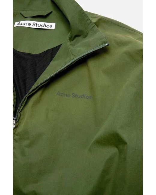 Acne Green Full-Zip Jacket for men