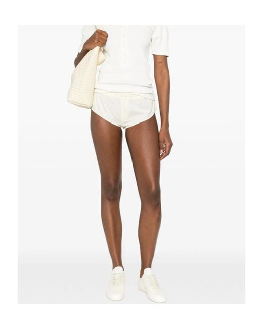 Entire studios White Button Shorts