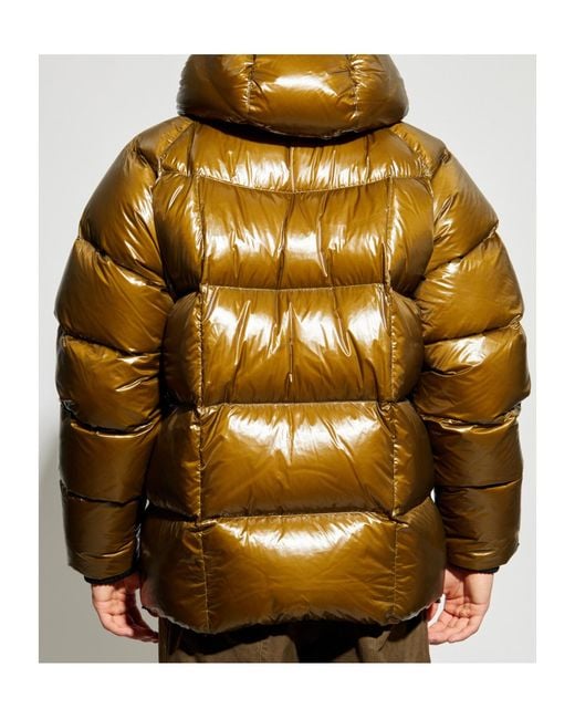 DSquared² Yellow Hooded Down Jacket for men