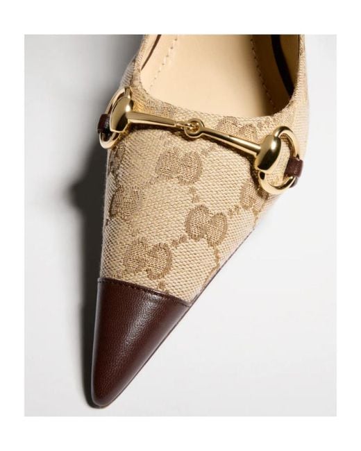 Gucci Metallic Donna Slingback Pump