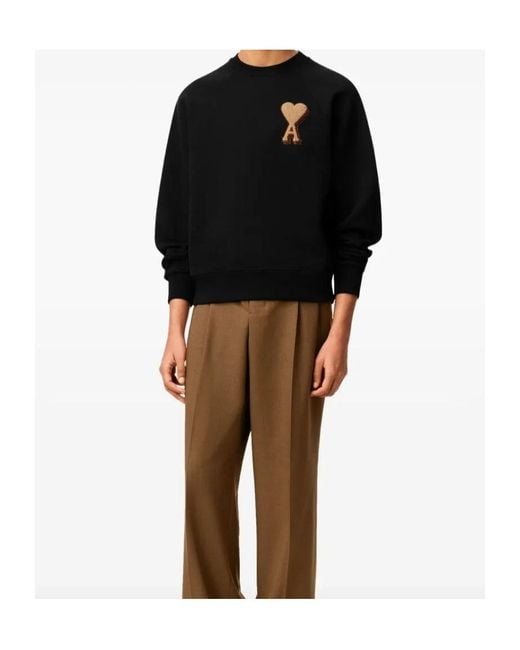 AMI Black Sweatshirts for men