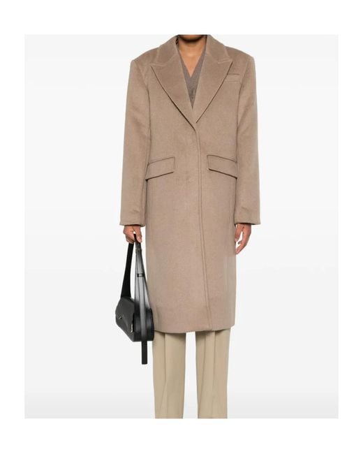 REMAIN Birger Natural Brushed Coat
