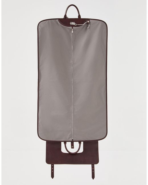 Brunello Cucinelli Brown Leather Suit Holder for men