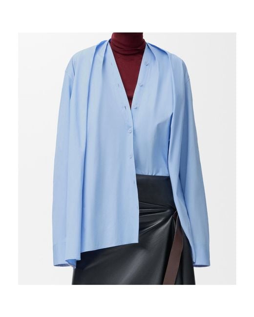 Loewe Blue Chemise En Coton
