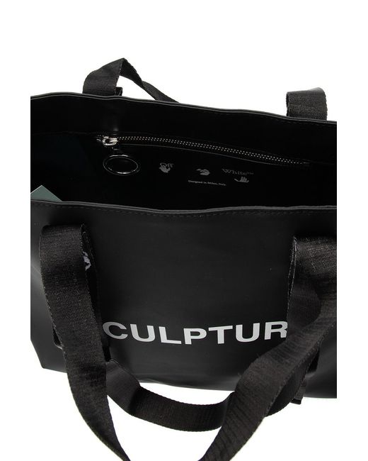 Off-White c/o Virgil Abloh Black Sculpture Tote Bag