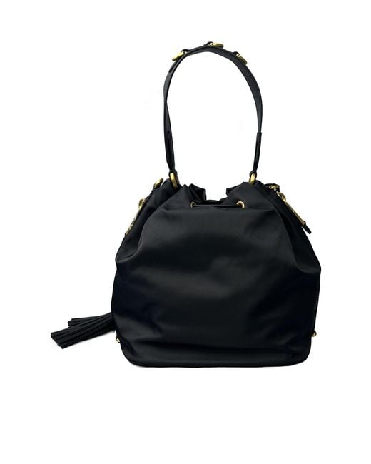 Moschino Black Top Handle Shoulder Bag