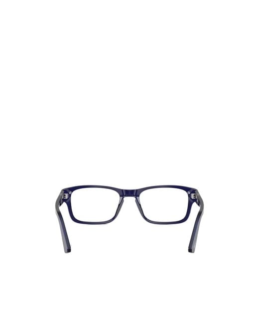 Persol White Rectangle-Frame Glasses for men