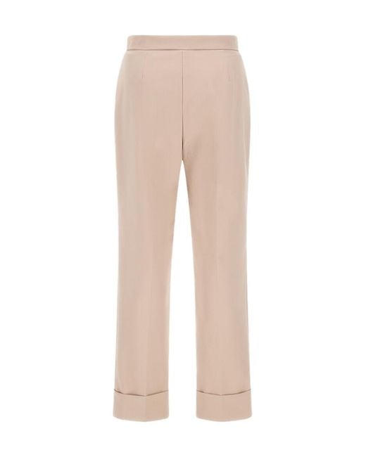 Herno Natural Button-Detail Casual Trousers