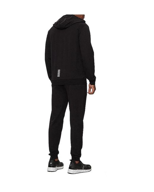 EA7 Blue Zip-Up Tracksuit Set for men