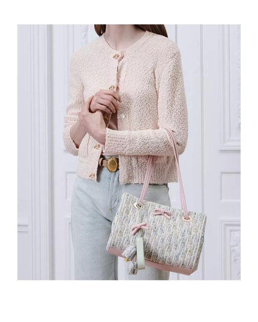 Dior Gray Small Promenade Shopping Bag