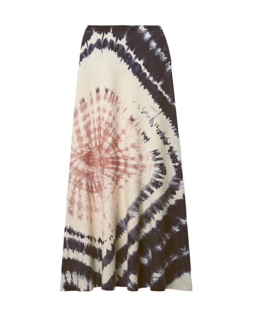 Gabriela Hearst Multicolor Tie-Dye Midi Skirt