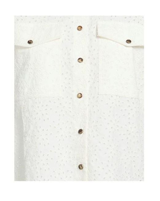 Brunello Cucinelli White Solid Color Shirt