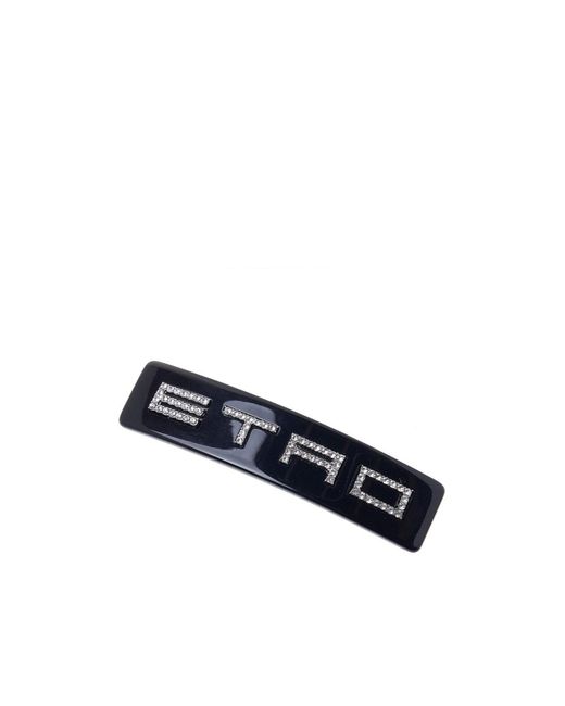 Etro White Logo Hair Accessories