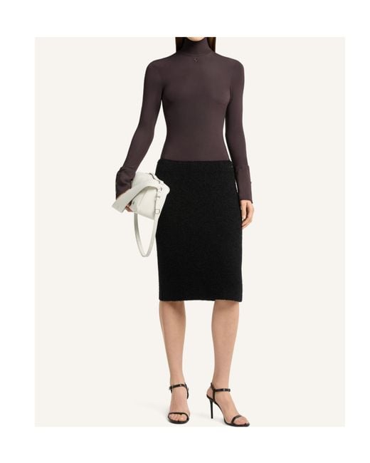 Courreges Purple Turtleneck Sweater