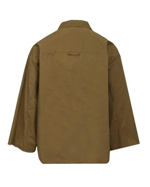 Céline Green Oversized Shirt for men
