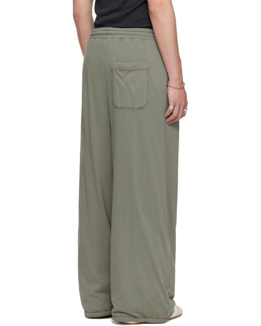 Lu'u Dan Green Bontans Sweatpants for men
