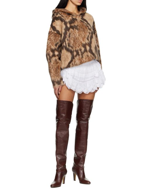 Isabel Marant White Isabel Marant Étoile Puria Ruffled Shorts