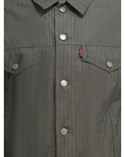 Junya Watanabe Green Levi's Type 2' Overshirt Jacket for men