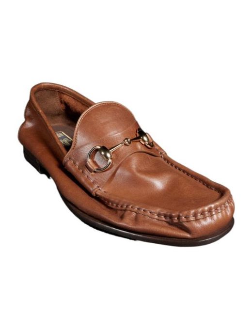 Gucci Brown Lugano Loafers for men