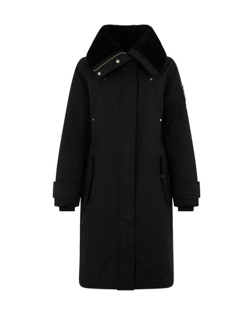 Moose Knuckles Black Long Sleeve Down Jacket