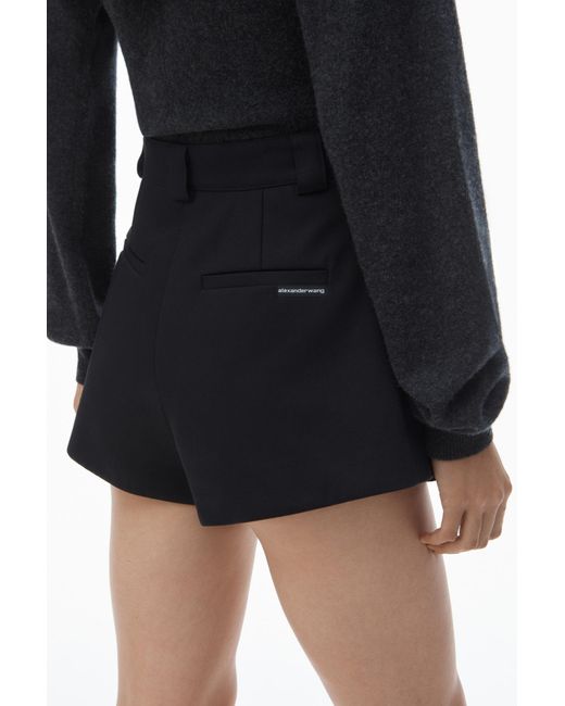 Alexander Wang Black Flared Shorts