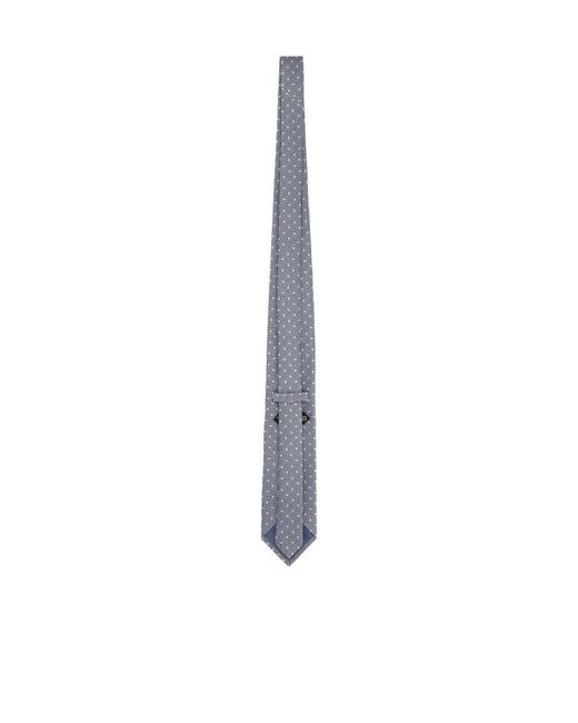 Tom Ford White Micro Pattern Silk Tie for men
