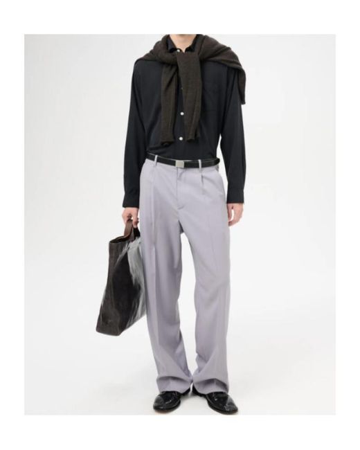 Our Legacy Gray Borrowed Chino Pants for men