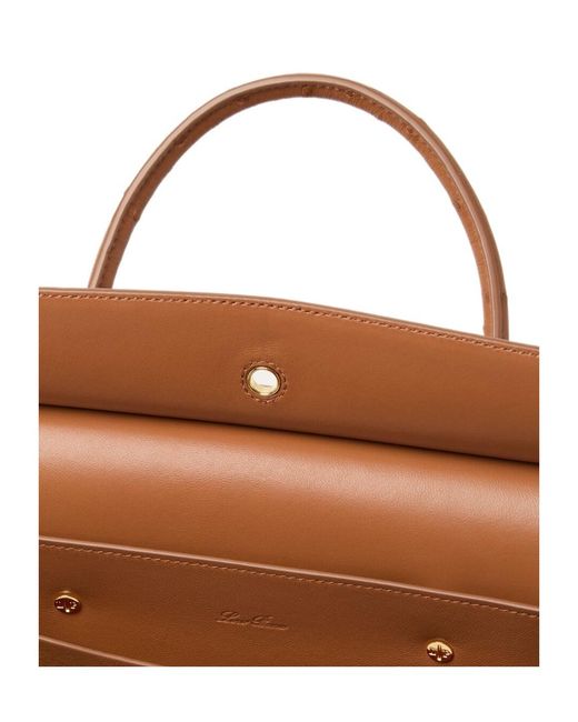 Loro Piana Brown Loom Bag L25