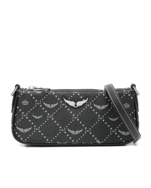 Zadig & Voltaire Black Z Star Logo Mini Bag