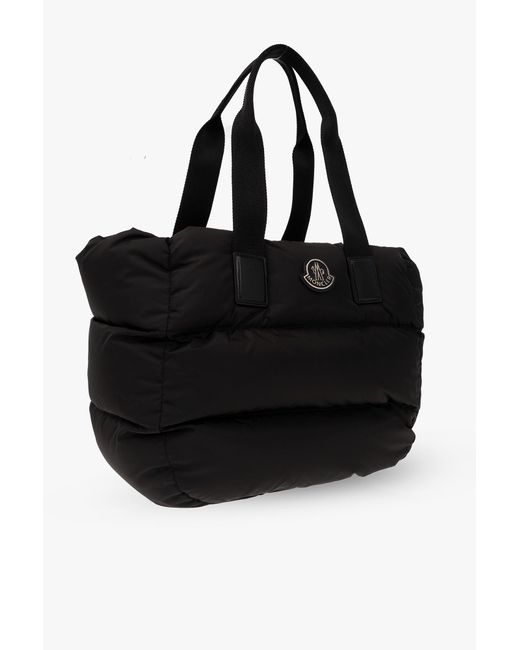 Moncler Black Caradoc Zip-Up Tote Bag
