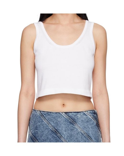 Alaïa Blue Crop Vest
