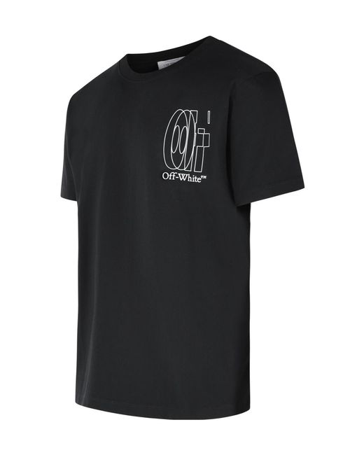 Off-White c/o Virgil Abloh Black Big Double Arrow Crewneck T-Shirt for men
