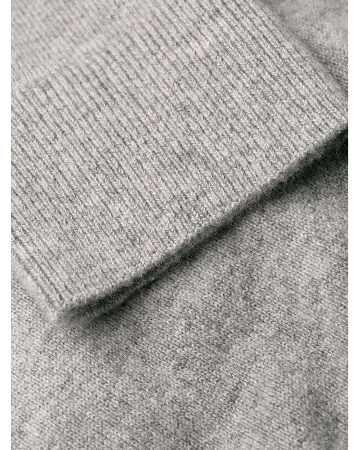 Vince Gray Cashmere V-Neck Jumper