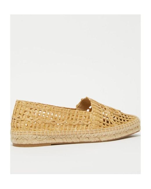 Weekend by Maxmara Brown Raffia-Effect Espadrilles