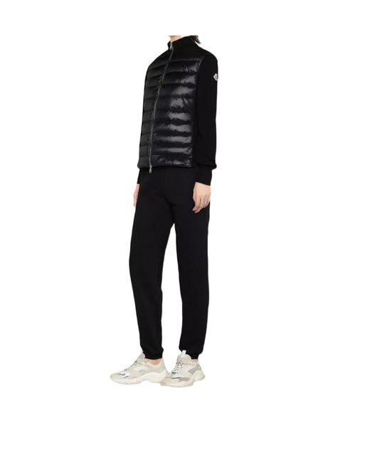 Moncler Black High-Neck Padded Jacket