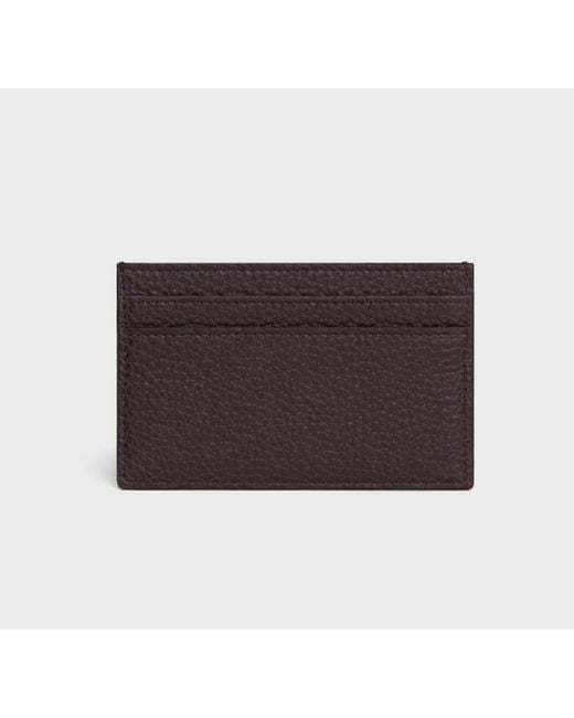 Céline Purple Medium Card Holder for men
