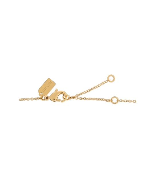 COACH Metallic Cherry Pendant Necklace