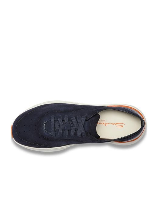 Santoni Blue Bounce Sneakers for men