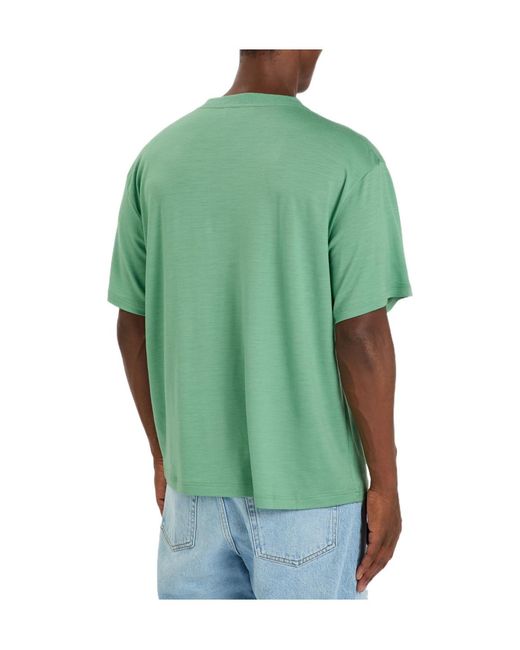 Studio Nicholson Green Crew Neck T-Shirt for men