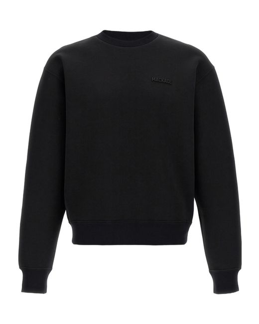 Mackage Black Julian Sweatshirt for men