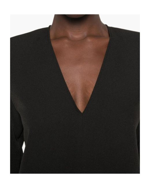 FEDERICA TOSI Black Long-Sleeved Dress