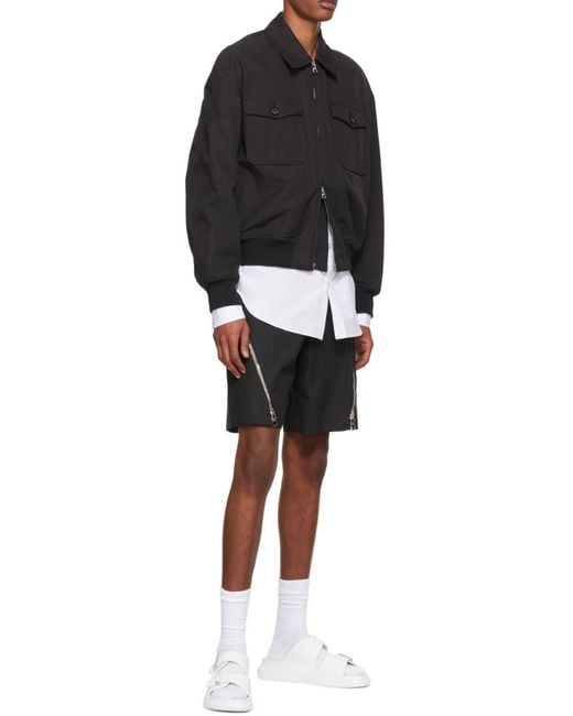 McQueen White Logo-Buckle Detail Sandals for men