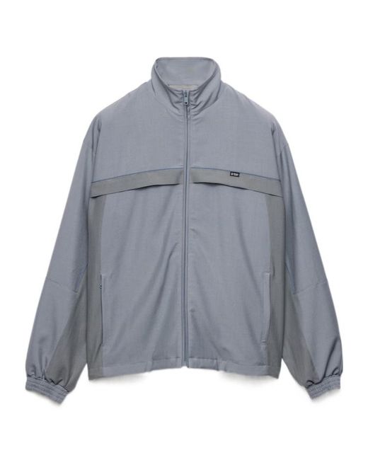 Prada Gray Mohair Wool Jacket for men