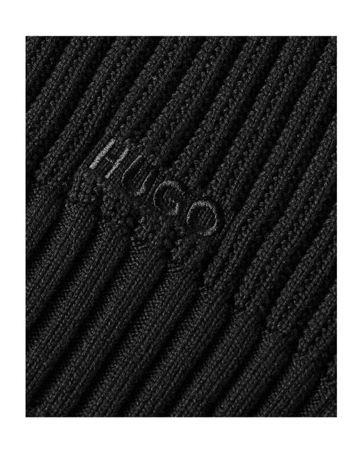Boss Black Zip Knitted Top for men