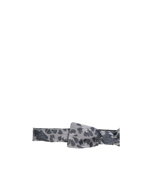 Dries Van Noten White Jacquard Bow Tie for men